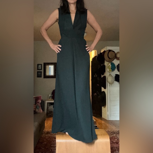 NWT Rent the Runway Outlet sale Carven Forest Green dress - Picture 6 of 10
